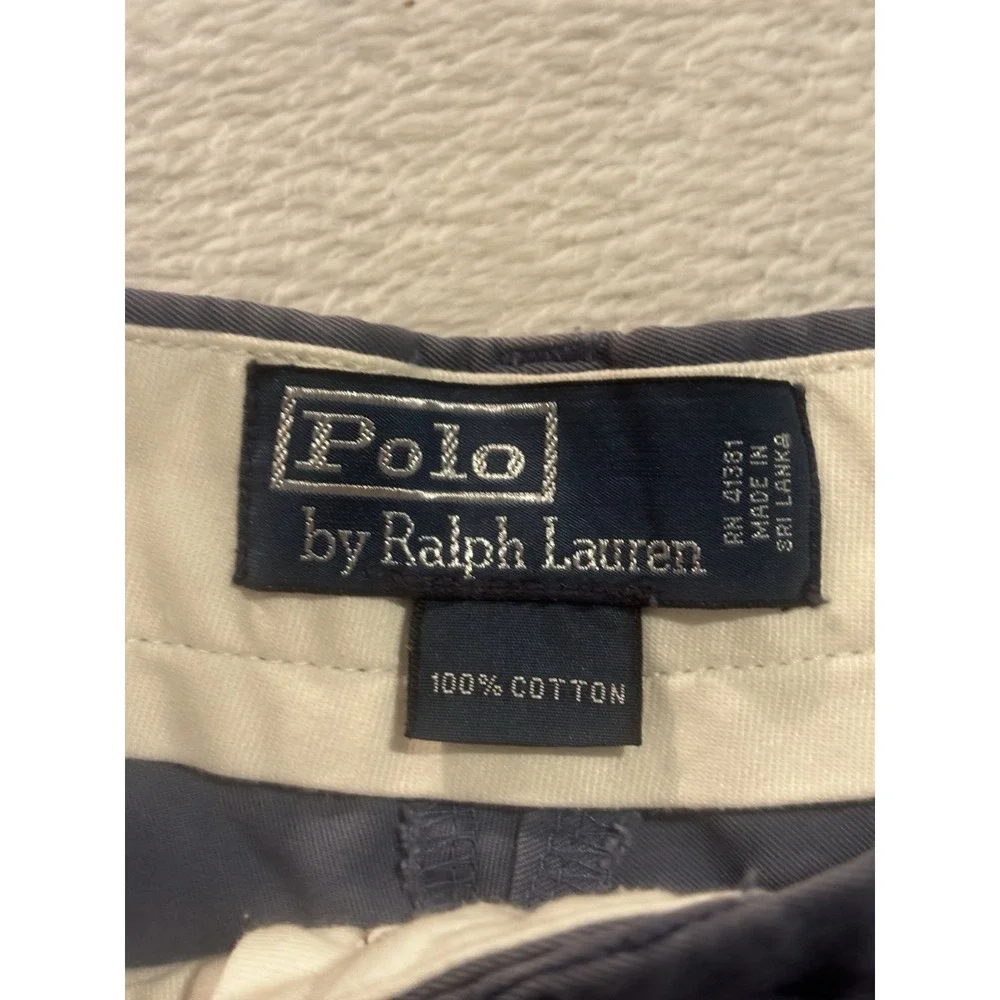 Polo Ralph Lauren Men's Shorts 34 Blue Preppy‎ Classic Fit Vintage Cotton